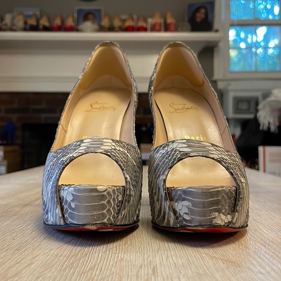 Louboutin Hyper Prive 120MM in Watersnake - 36.5 - Picture 3 of 9